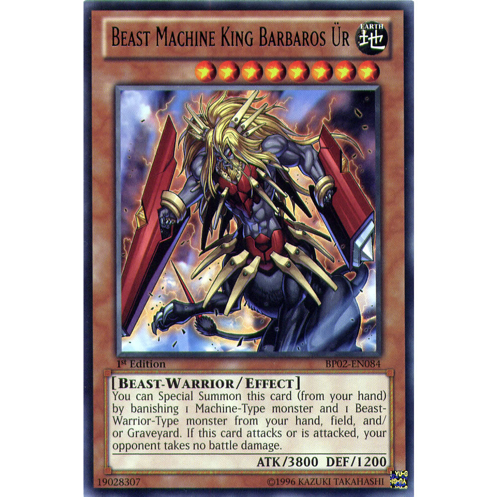 Beast Machine King Barbaros BP02-EN084 Yu-Gi-Oh! Card from the Battle Pack 2: War of the Giants Set