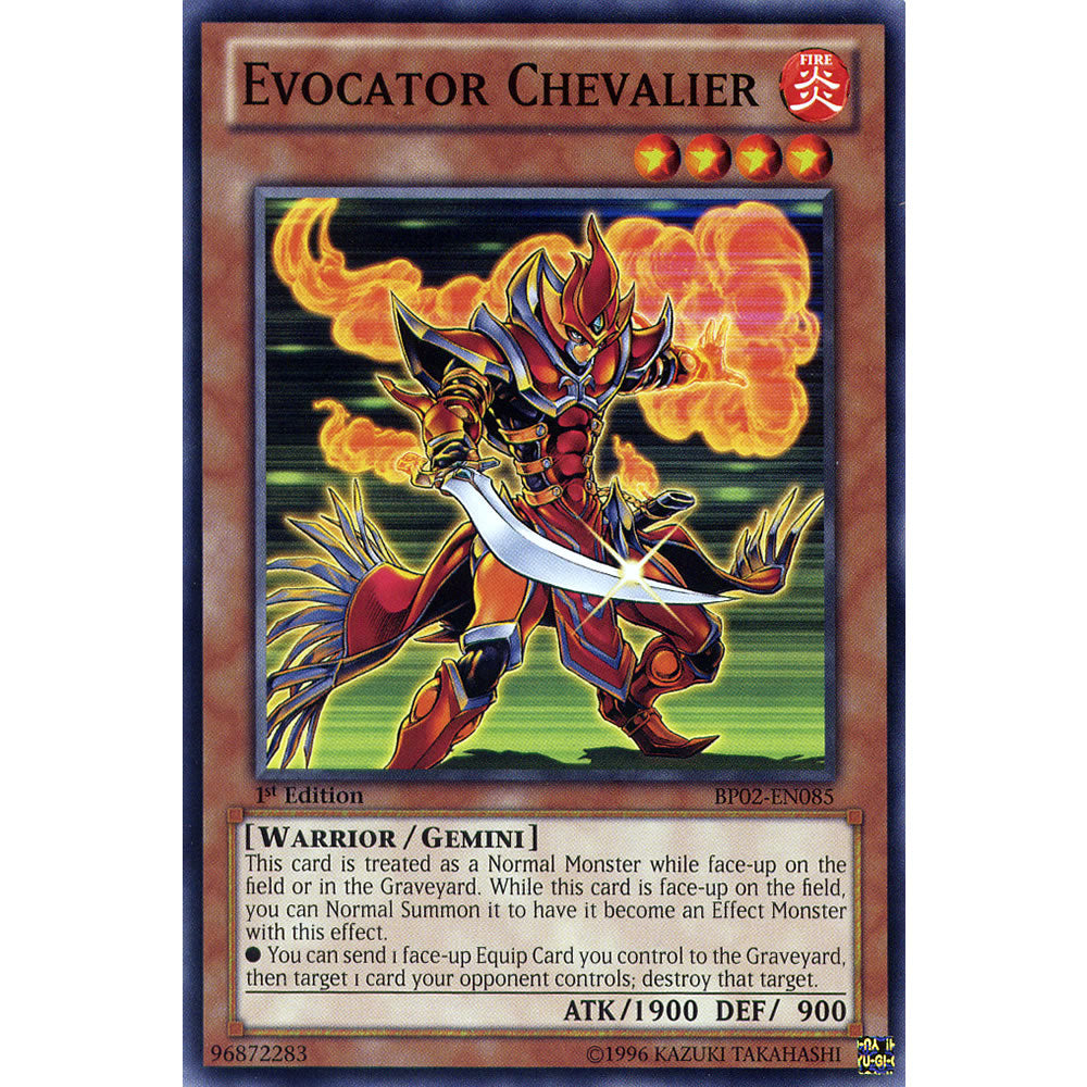 Evocator Chevalier BP02-EN085 Yu-Gi-Oh! Card from the Battle Pack 2: War of the Giants Set