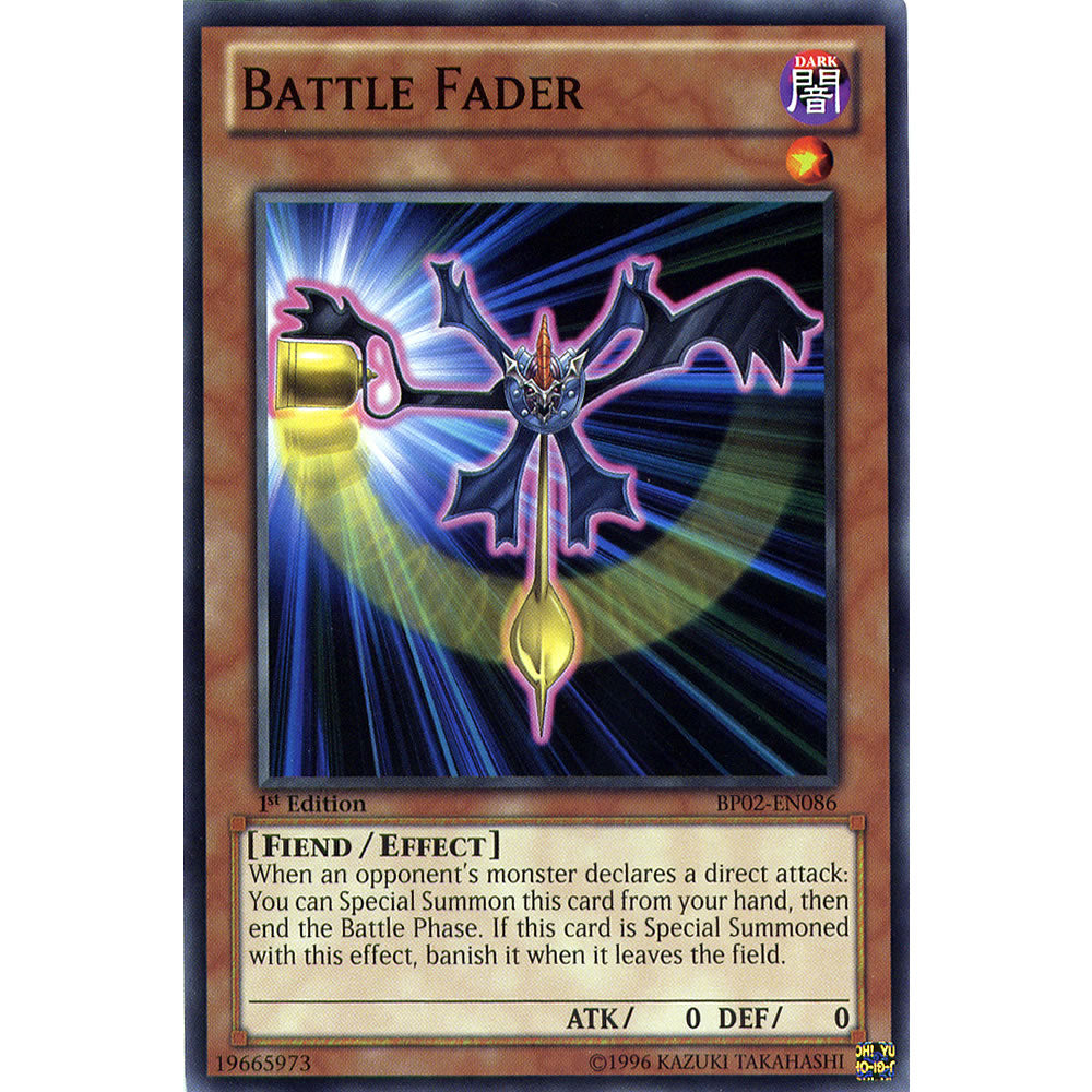 Battle Fader BP02-EN086 Yu-Gi-Oh! Card from the Battle Pack 2: War of the Giants Set