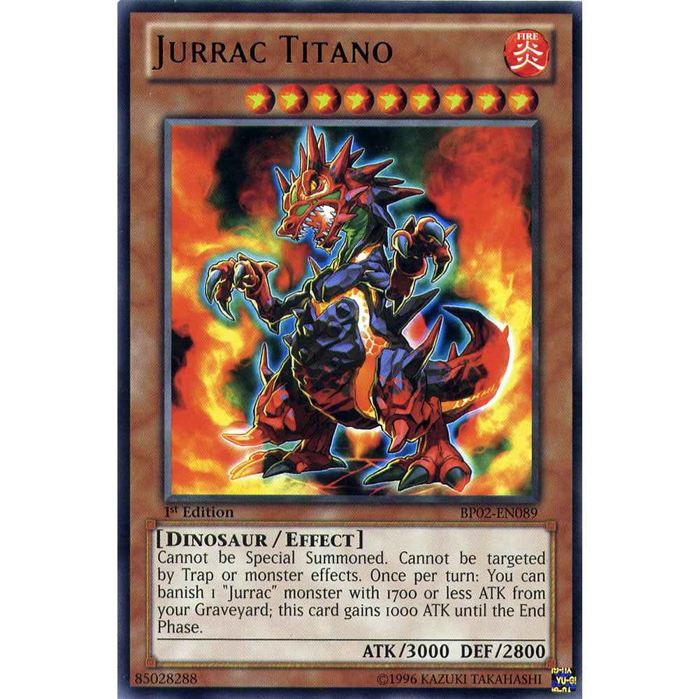 Jurrac Titano BP02-EN089 Yu-Gi-Oh! Card from the Battle Pack 2: War of the Giants Set