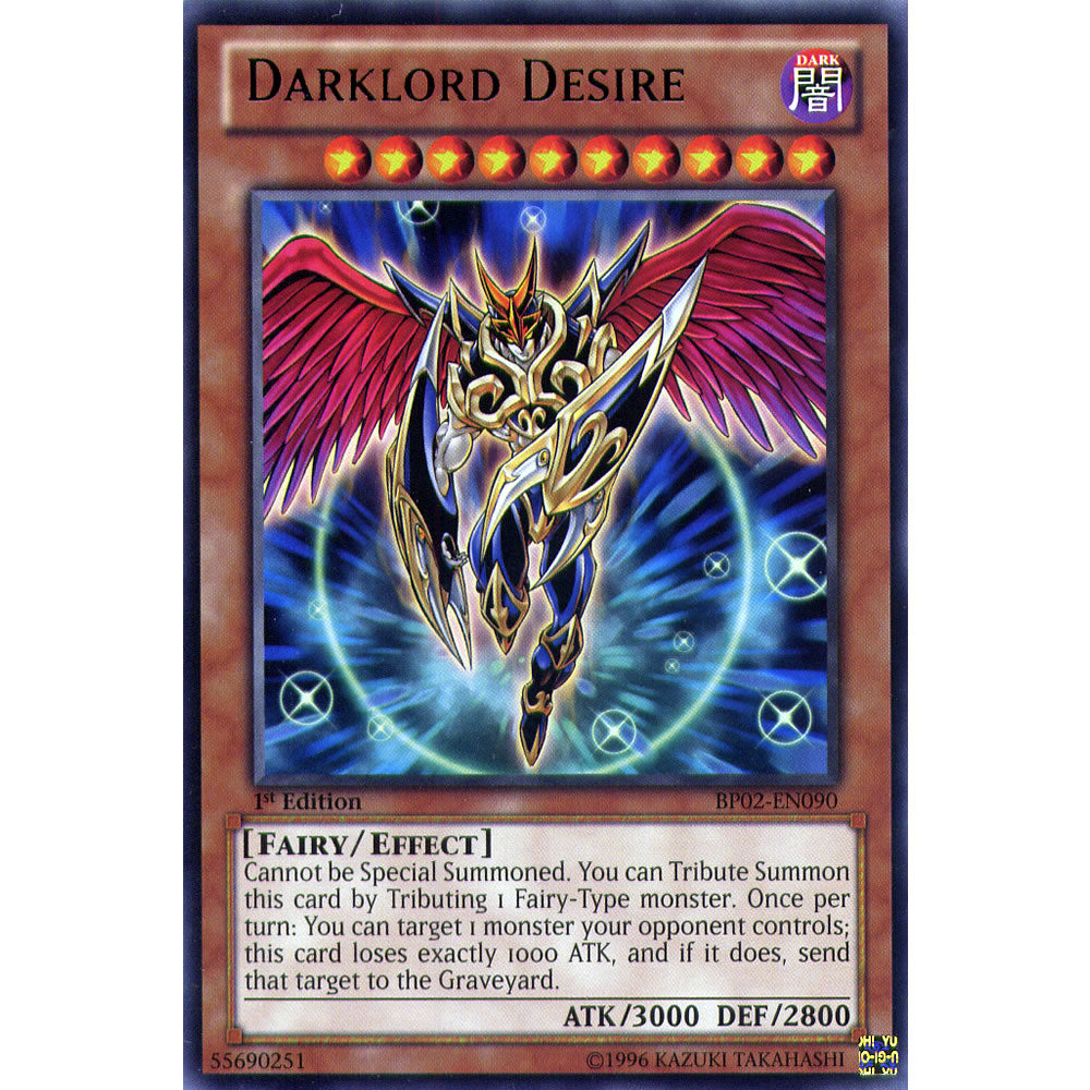 Darklord Desire BP02-EN090 Yu-Gi-Oh! Card from the Battle Pack 2: War of the Giants Set