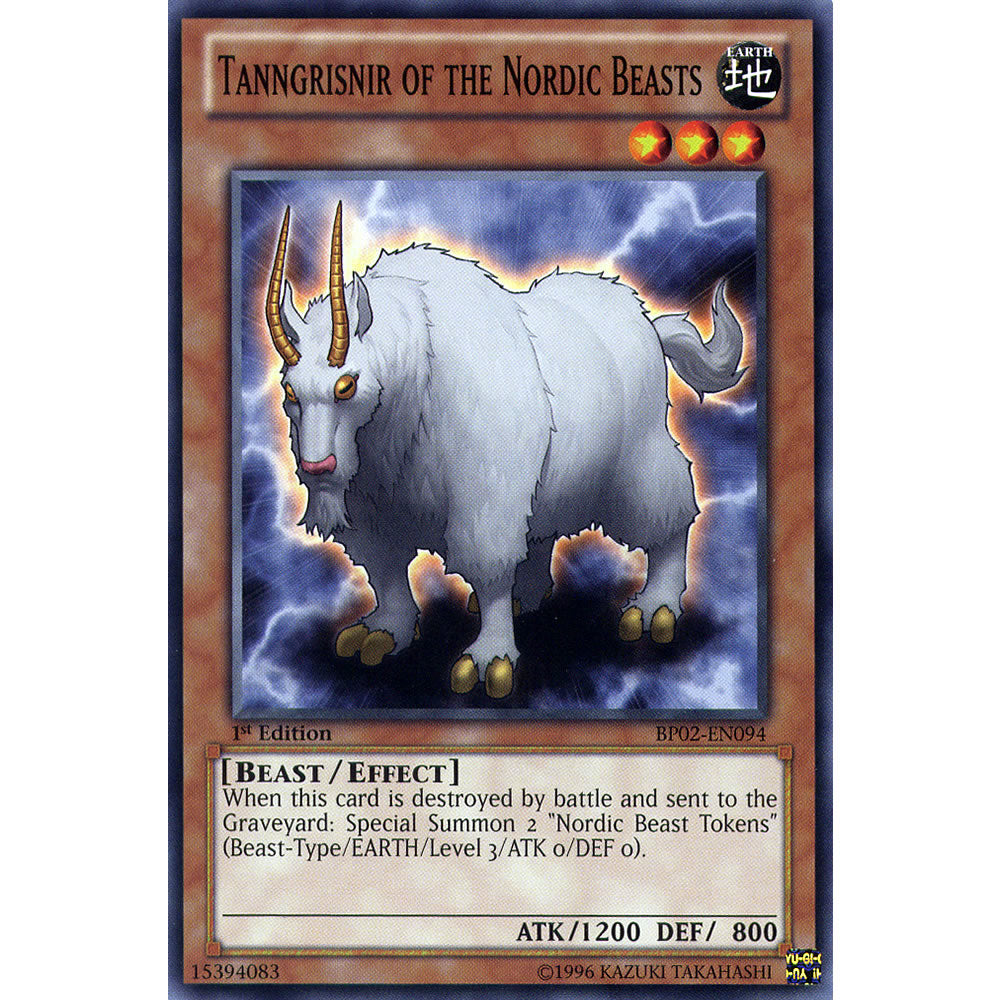 Tanngrisnir of The Nordic Beasts BP02-EN094 Yu-Gi-Oh! Card from the Battle Pack 2: War of the Giants Set