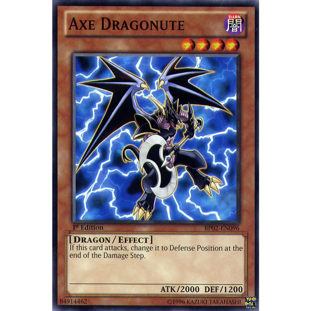 Axe Dragonute BP02-EN096 Yu-Gi-Oh! Card from the Battle Pack 2: War of the Giants Set