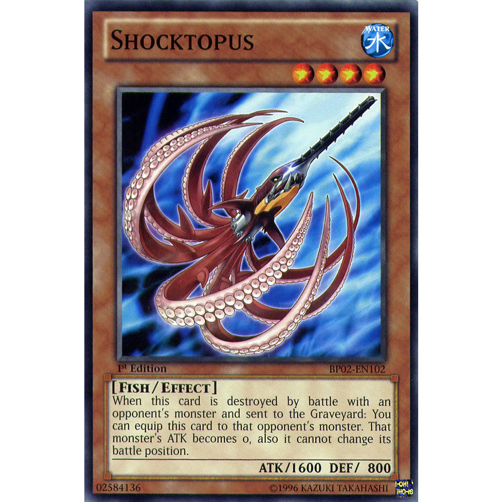 Shocktopus BP02-EN102 Yu-Gi-Oh! Card from the Battle Pack 2: War of the Giants Set