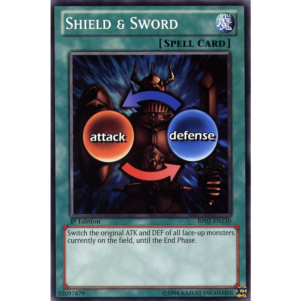 Shield and Sword BP02-EN130 Yu-Gi-Oh! Card from the Battle Pack 2: War of the Giants Set