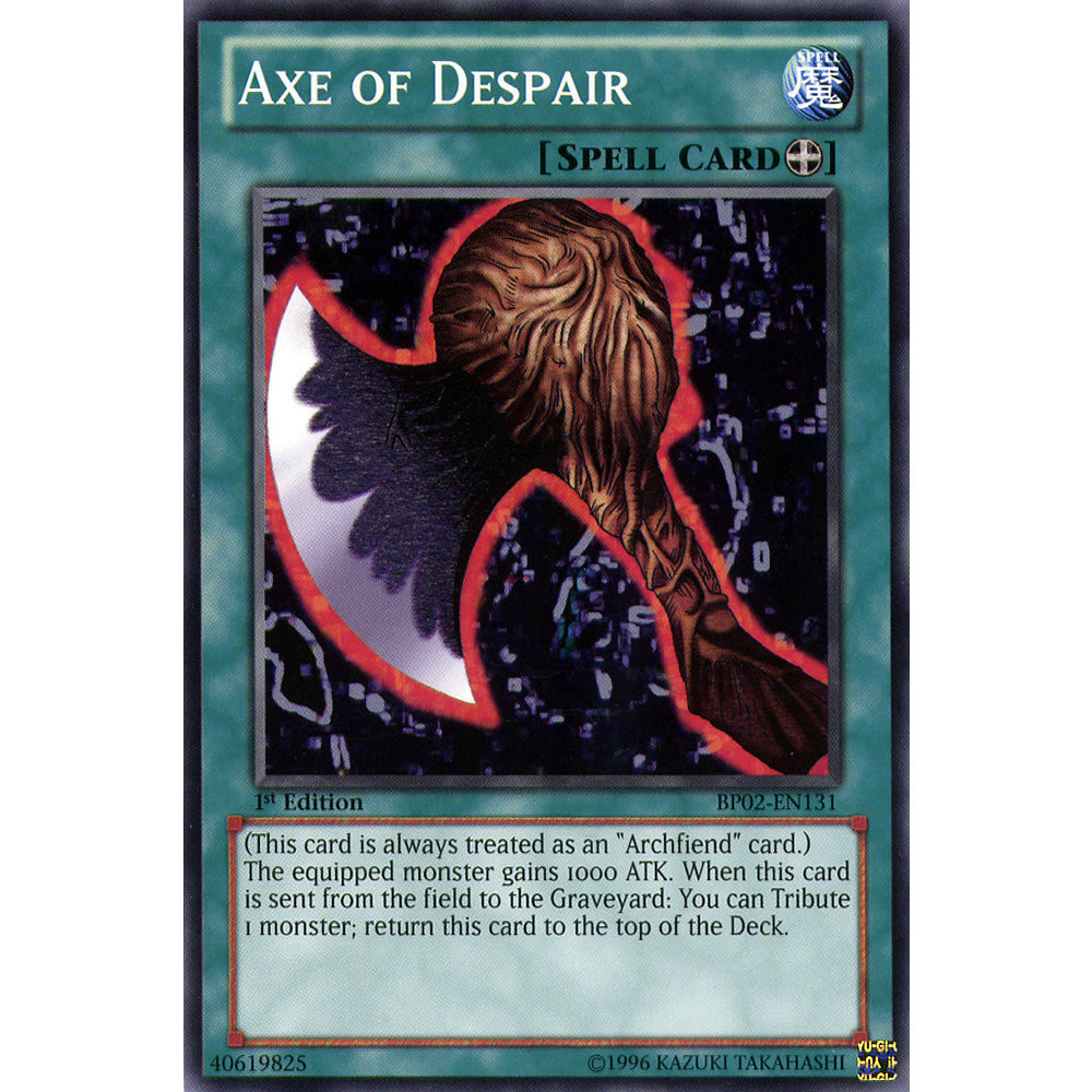 Axe of Despair BP02-EN131 Yu-Gi-Oh! Card from the Battle Pack 2: War of the Giants Set