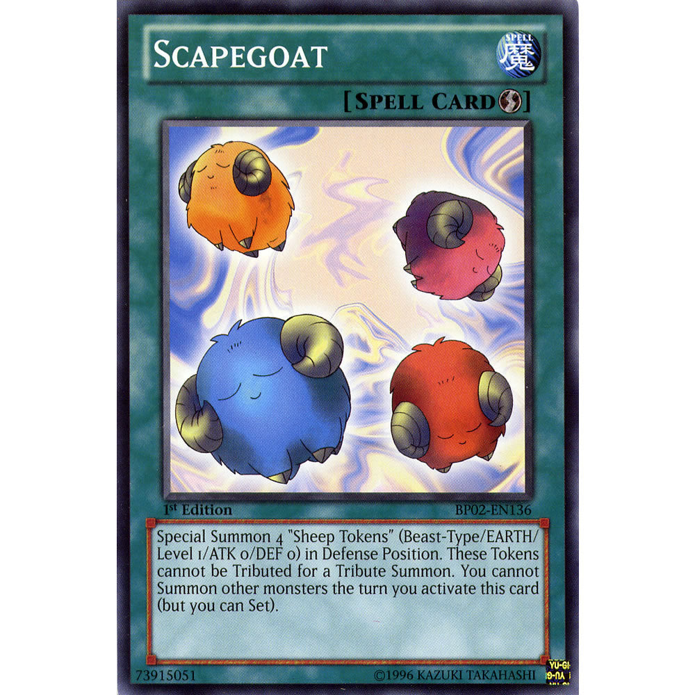 Scapegoat BP02-EN136 Yu-Gi-Oh! Card from the Battle Pack 2: War of the Giants Set