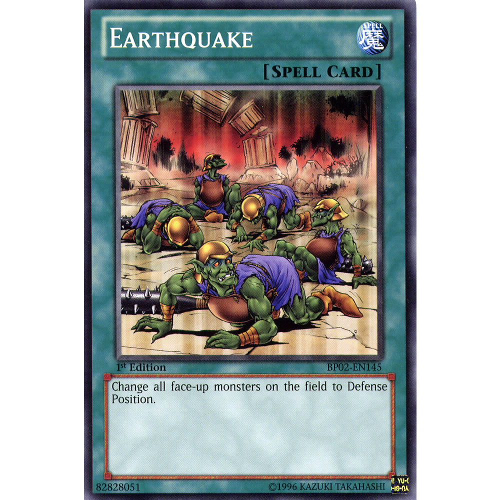 Earthquake BP02-EN145 Yu-Gi-Oh! Card from the Battle Pack 2: War of the Giants Set