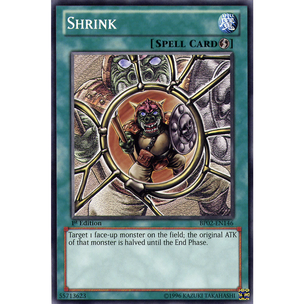 Shrink BP02-EN146 Yu-Gi-Oh! Card from the Battle Pack 2: War of the Giants Set
