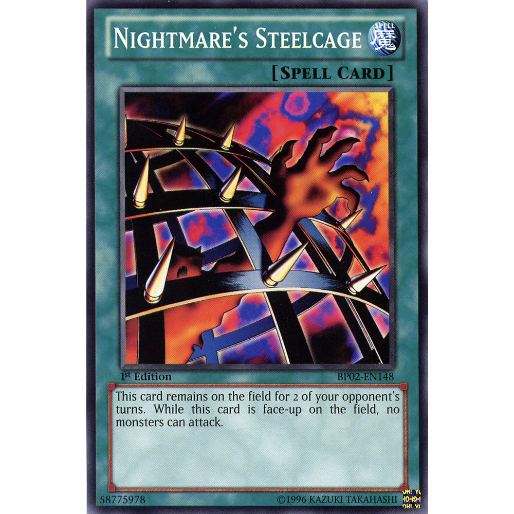 Nightmare's Steelcage BP02-EN148 Yu-Gi-Oh! Card from the Battle Pack 2: War of the Giants Set
