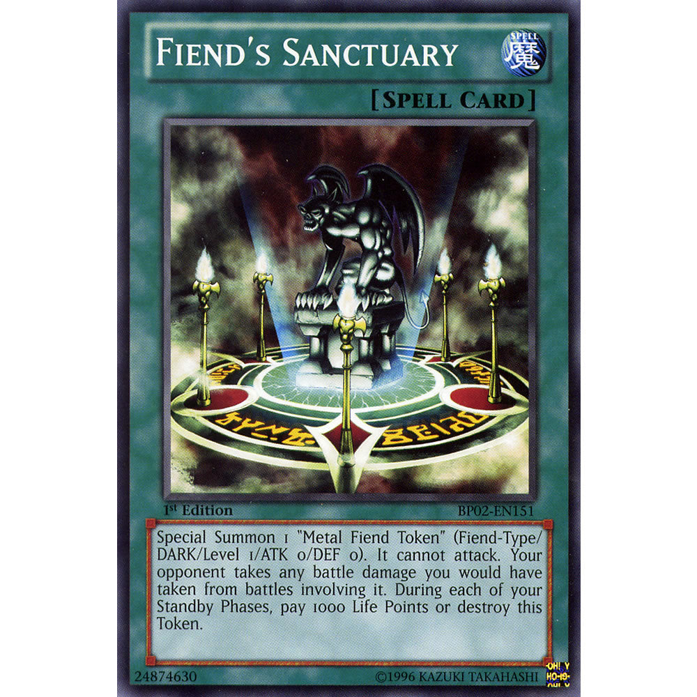 Fiend's Sanctuary BP02-EN151 Yu-Gi-Oh! Card from the Battle Pack 2: War of the Giants Set