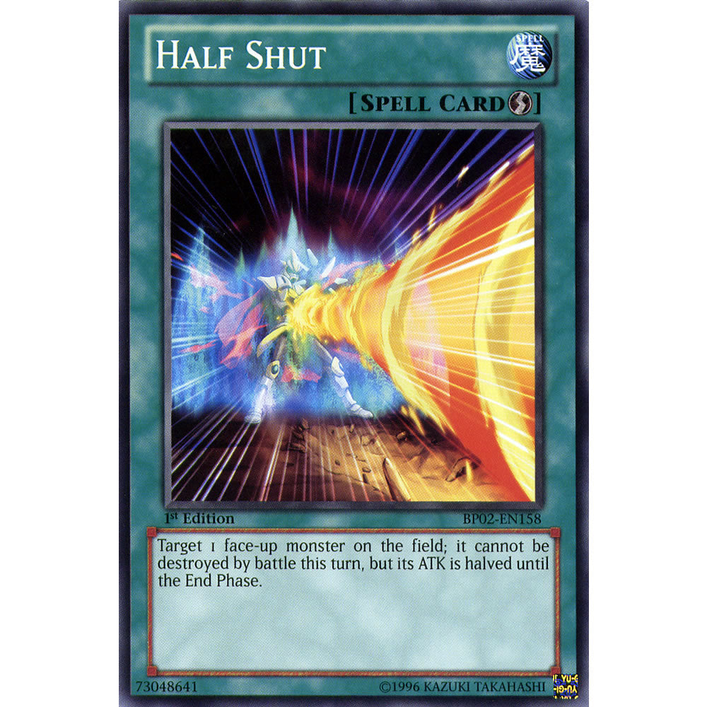 Half Shut BP02-EN158 Yu-Gi-Oh! Card from the Battle Pack 2: War of the Giants Set