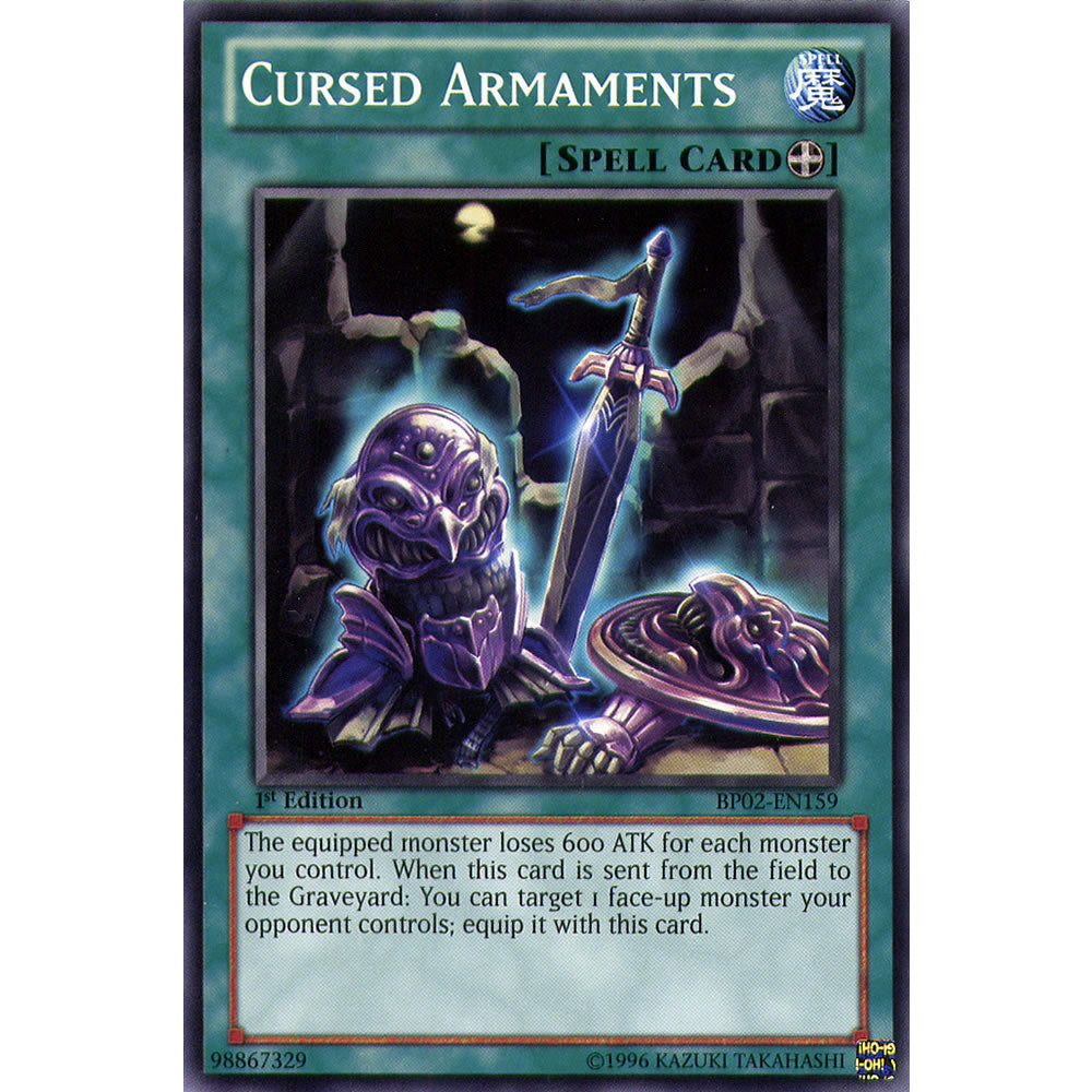 Cursed Armaments BP02-EN159 Yu-Gi-Oh! Card from the Battle Pack 2: War of the Giants Set