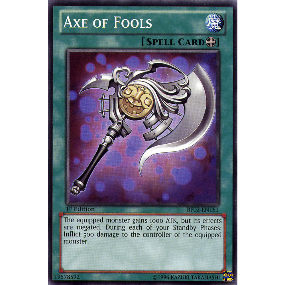 Axe of Fools BP02-EN161 Yu-Gi-Oh! Card from the Battle Pack 2: War of the Giants Set