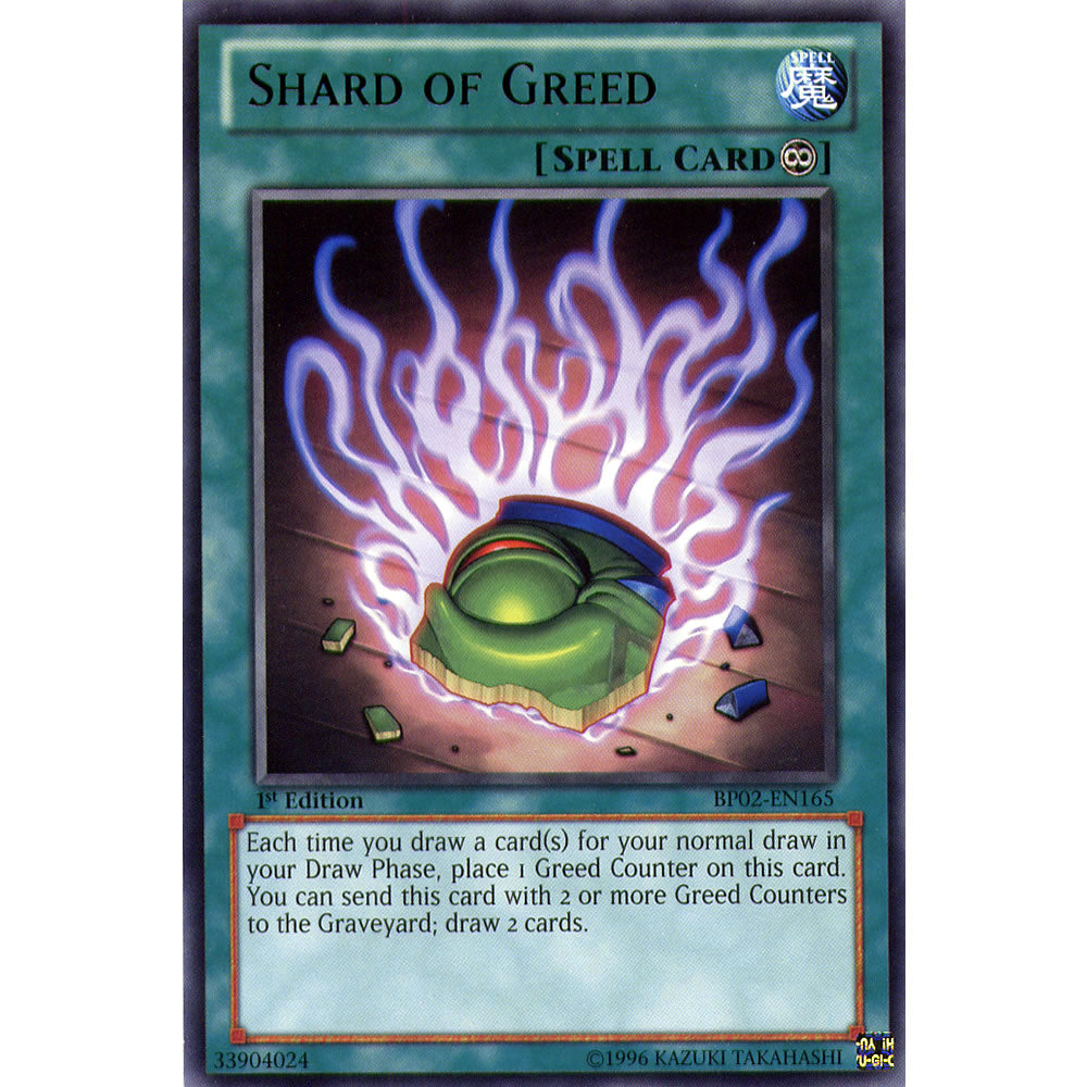Shard of Greed BP02-EN165 Yu-Gi-Oh! Card from the Battle Pack 2: War of the Giants Set