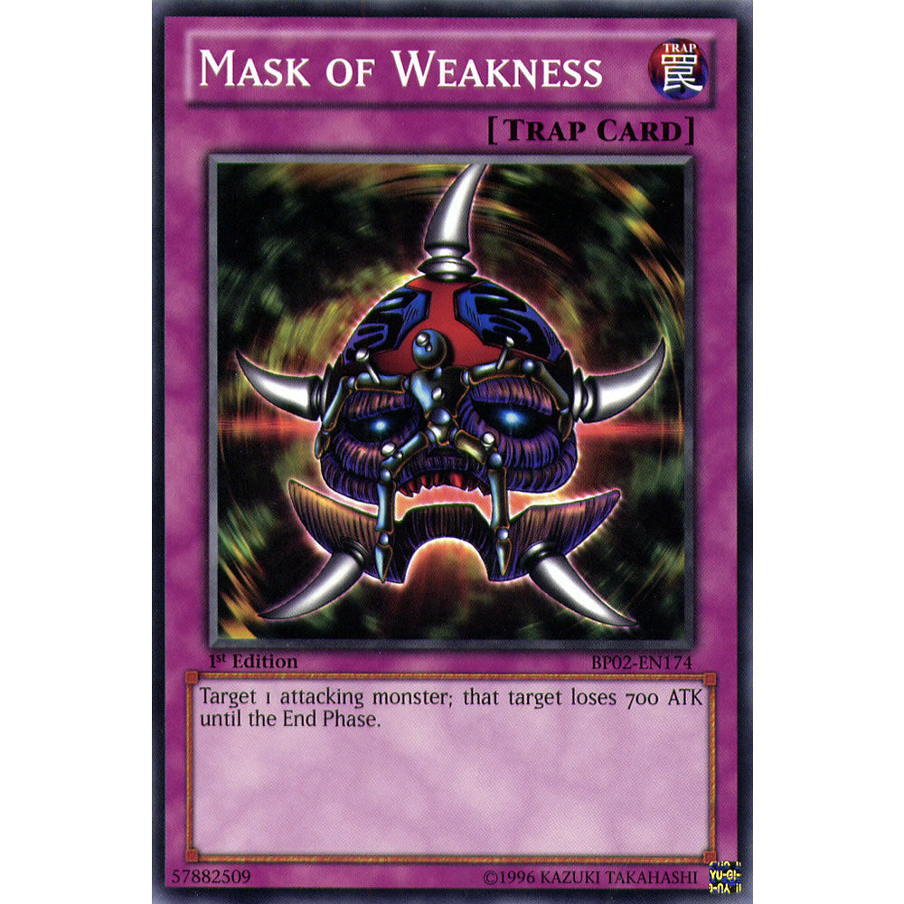 Mask of Weakness BP02-EN174 Yu-Gi-Oh! Card from the Battle Pack 2: War of the Giants Set