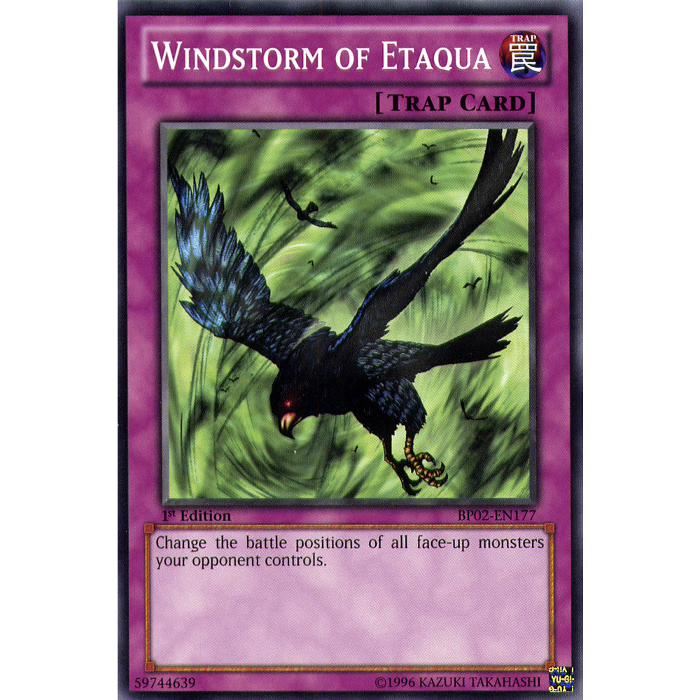 Windstorm of Etaqua BP02-EN177 Yu-Gi-Oh! Card from the Battle Pack 2: War of the Giants Set