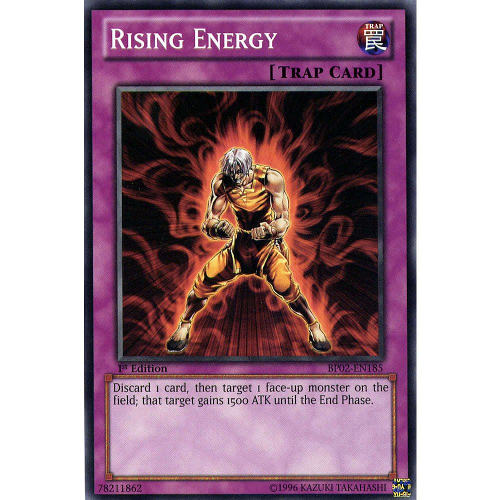 Rising Energy BP02-EN185 Yu-Gi-Oh! Card from the Battle Pack 2: War of the Giants Set