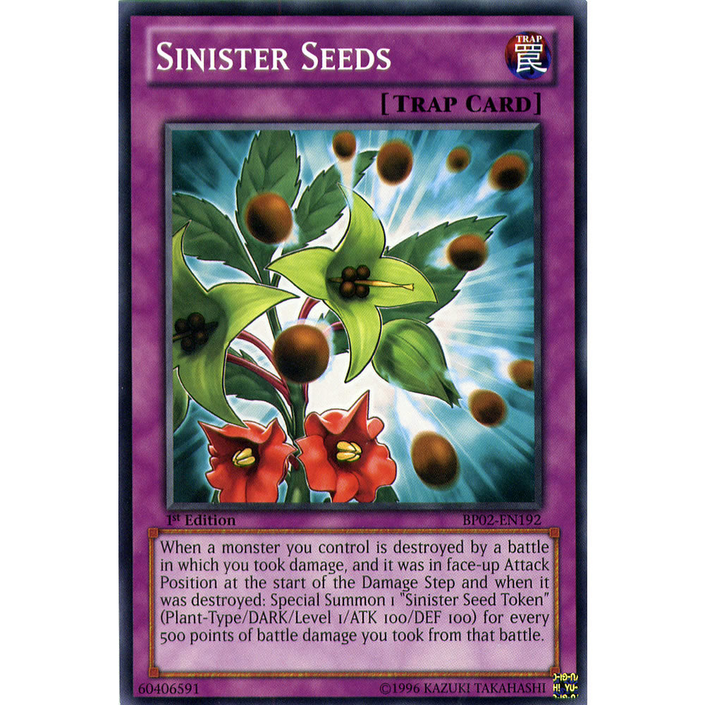 Sinister Seeds BP02-EN192 Yu-Gi-Oh! Card from the Battle Pack 2: War of the Giants Set