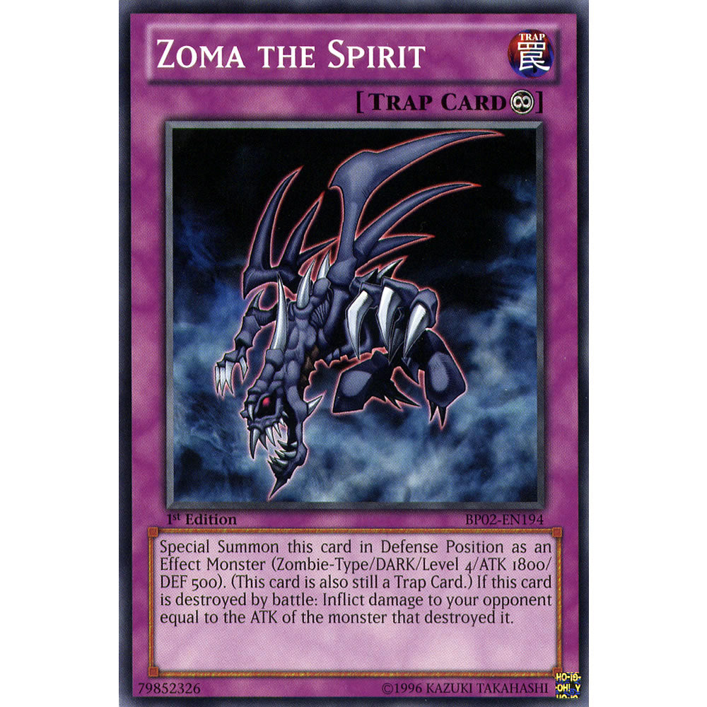 Zoma the Spirit BP02-EN194 Yu-Gi-Oh! Card from the Battle Pack 2: War of the Giants Set