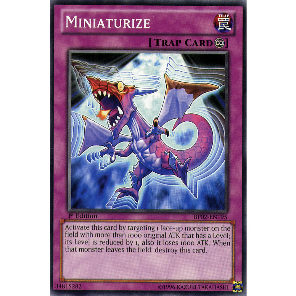 Miniaturize BP02-EN195 Yu-Gi-Oh! Card from the Battle Pack 2: War of the Giants Set