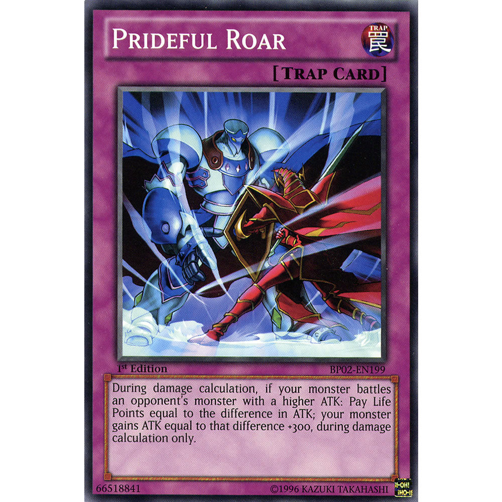 Prideful Roar BP02-EN199 Yu-Gi-Oh! Card from the Battle Pack 2: War of the Giants Set