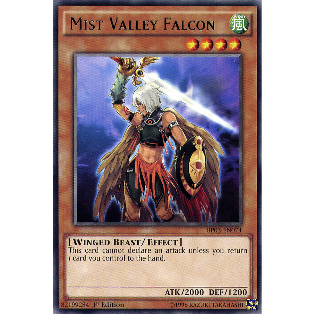 Mist Valley Falcon BP03-EN074 Yu-Gi-Oh! Card from the Battle Pack 3: Monster League Set