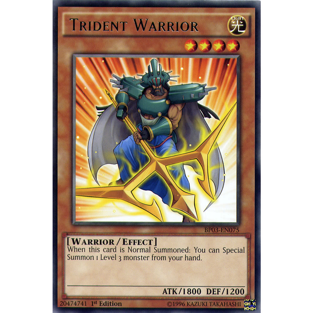 Trident Warrior BP03-EN075 Yu-Gi-Oh! Card from the Battle Pack 3: Monster League Set