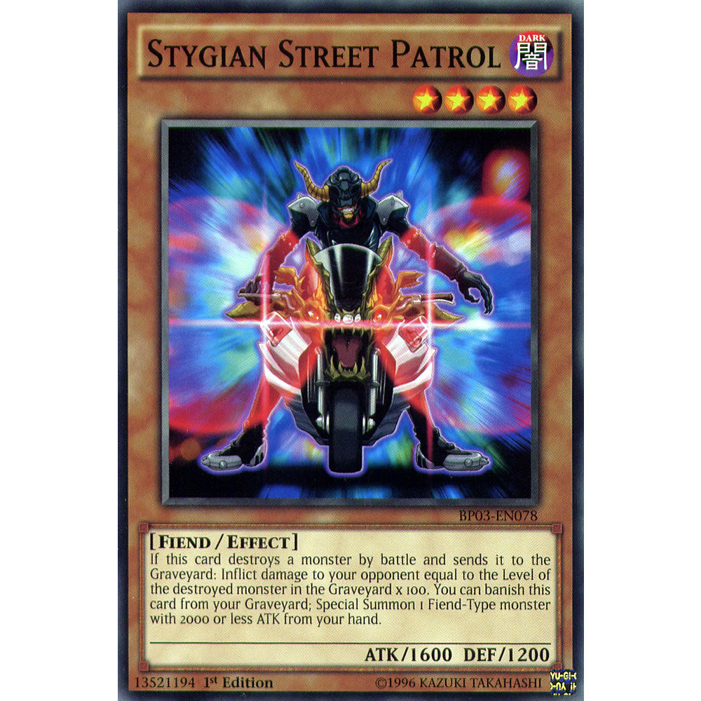 Stygian Street Patrol BP03-EN078 Yu-Gi-Oh! Card from the Battle Pack 3: Monster League Set