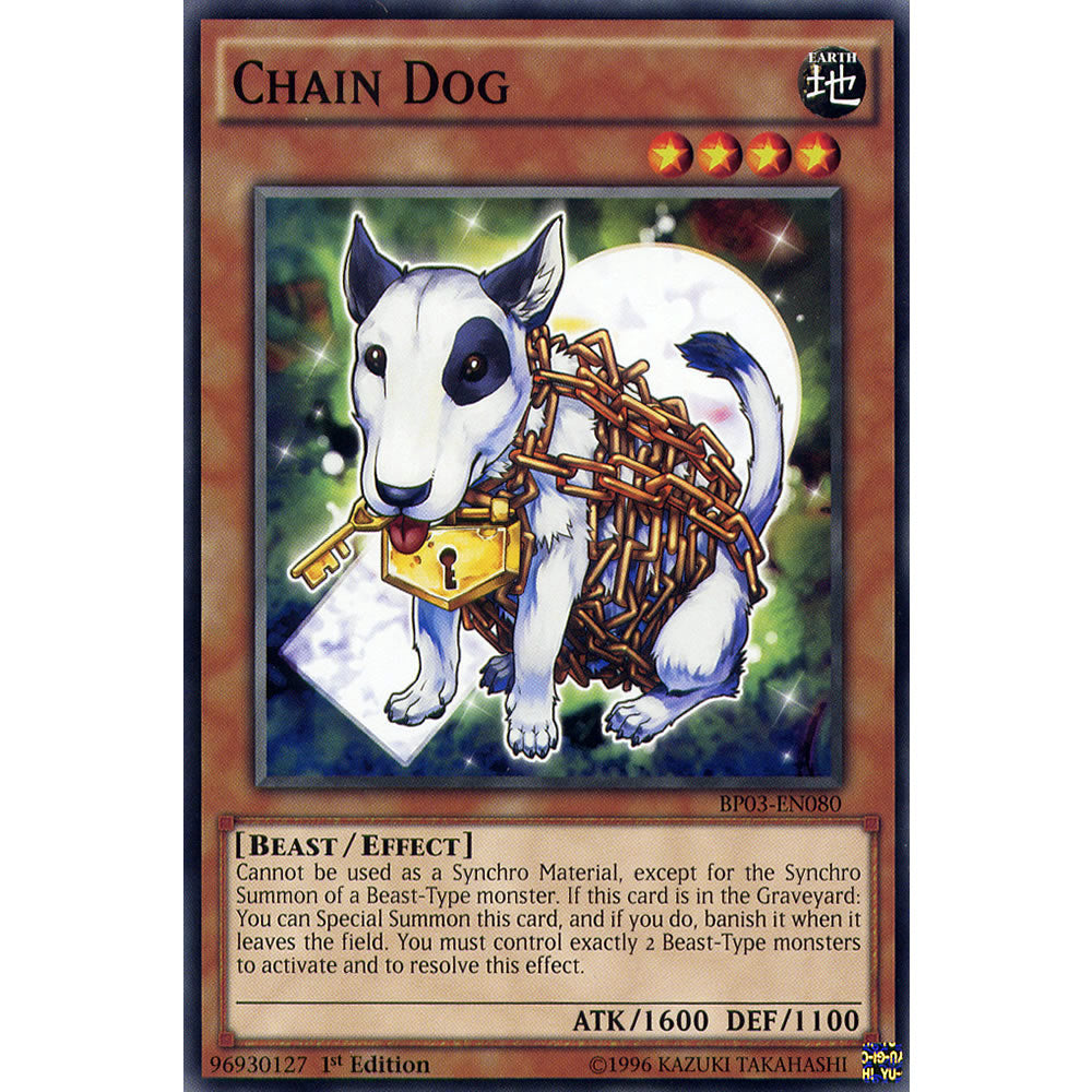 Chain Dog BP03-EN080 Yu-Gi-Oh! Card from the Battle Pack 3: Monster League Set