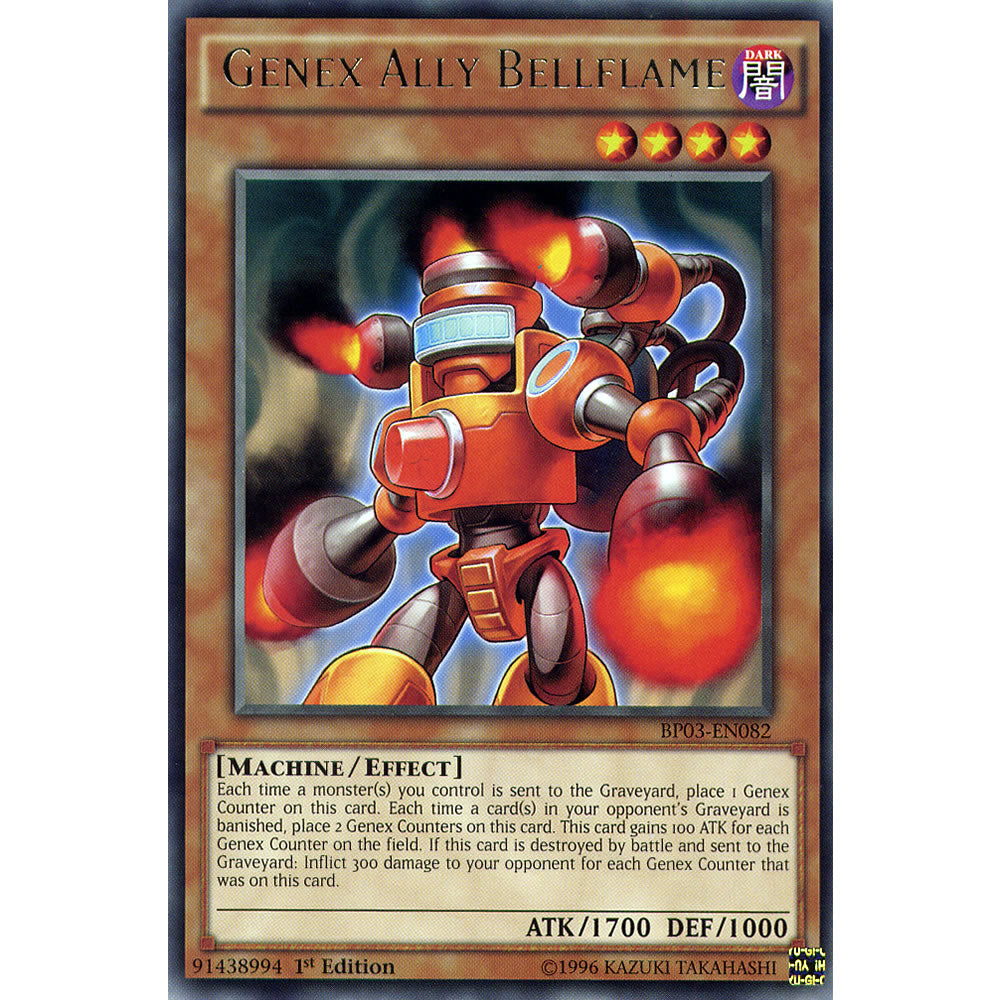 Genex Ally Bellflame BP03-EN082 Yu-Gi-Oh! Card from the Battle Pack 3: Monster League Set