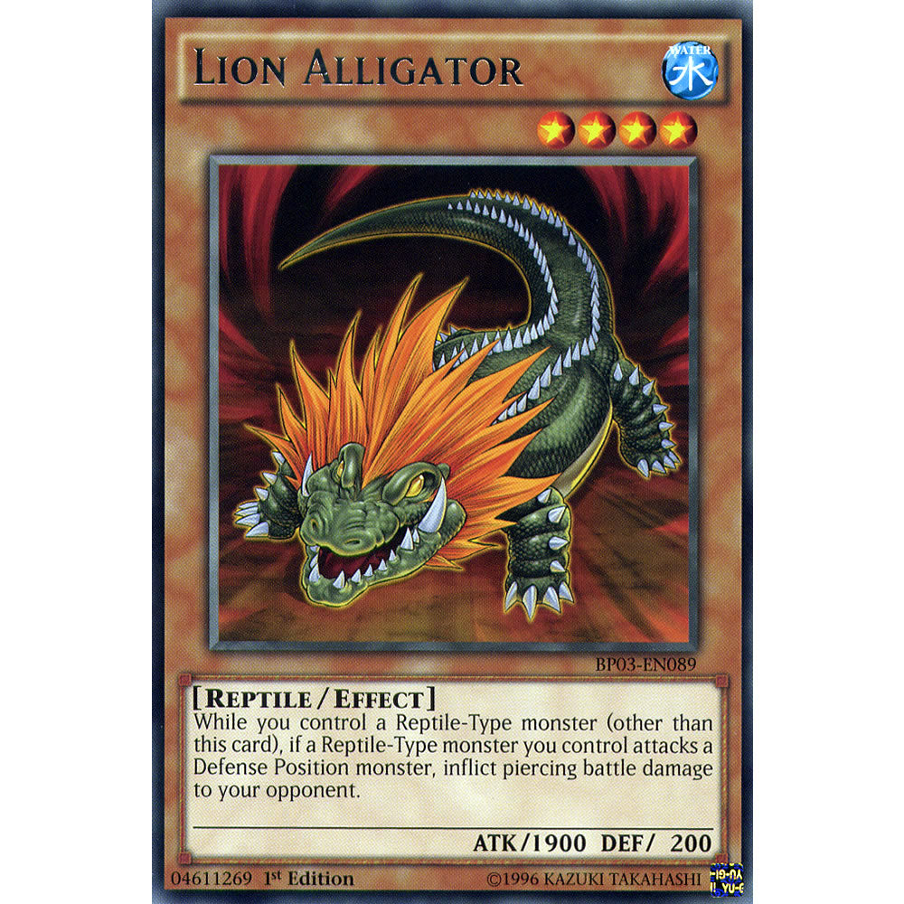 Lion Alligator BP03-EN089 Yu-Gi-Oh! Card from the Battle Pack 3: Monster League Set