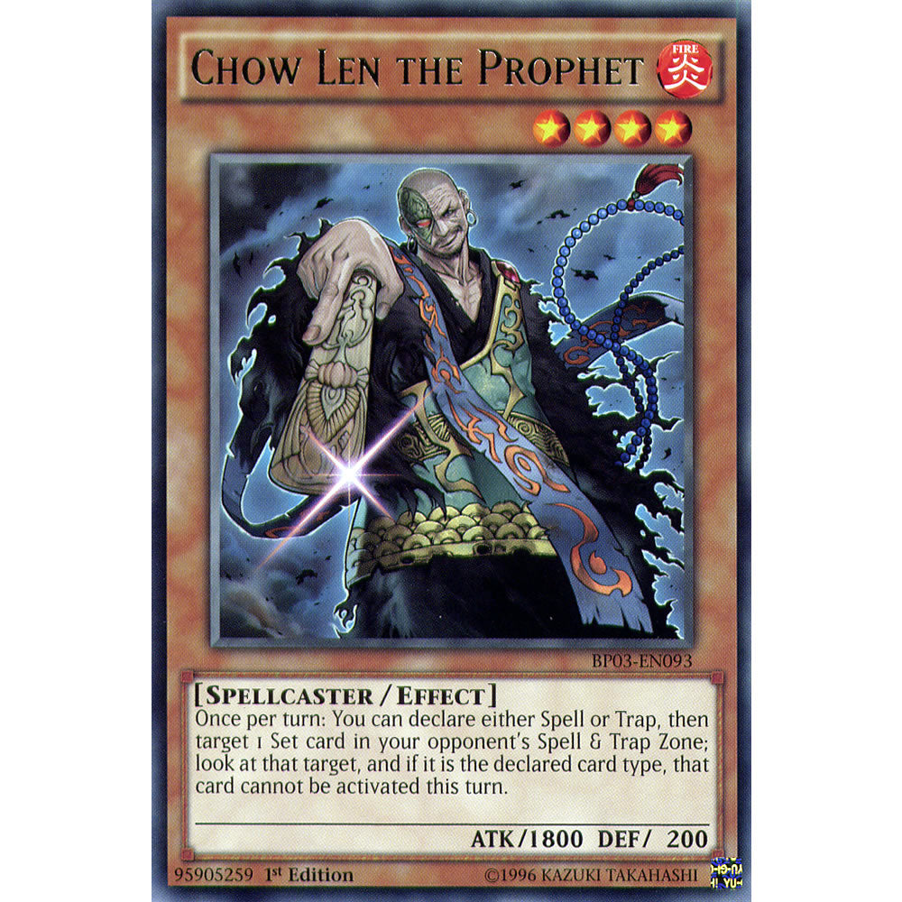 Chow Len the Prophet BP03-EN093 Yu-Gi-Oh! Card from the Battle Pack 3: Monster League Set