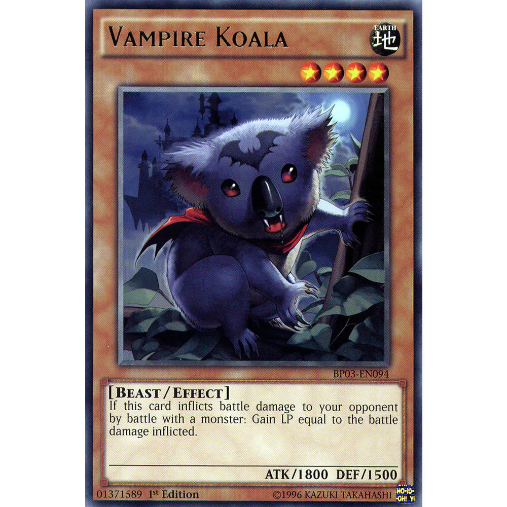 Vampire Koala BP03-EN094 Yu-Gi-Oh! Card from the Battle Pack 3: Monster League Set