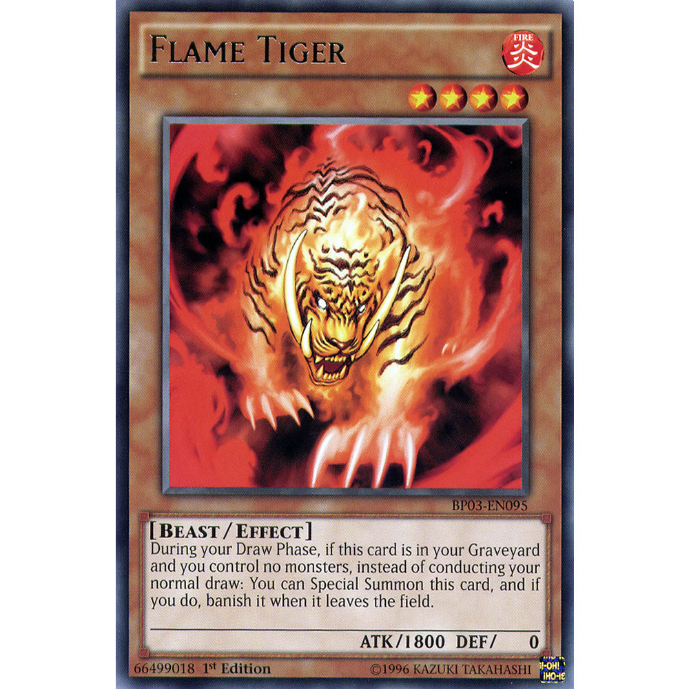 Flame Tiger BP03-EN095 Yu-Gi-Oh! Card from the Battle Pack 3: Monster League Set