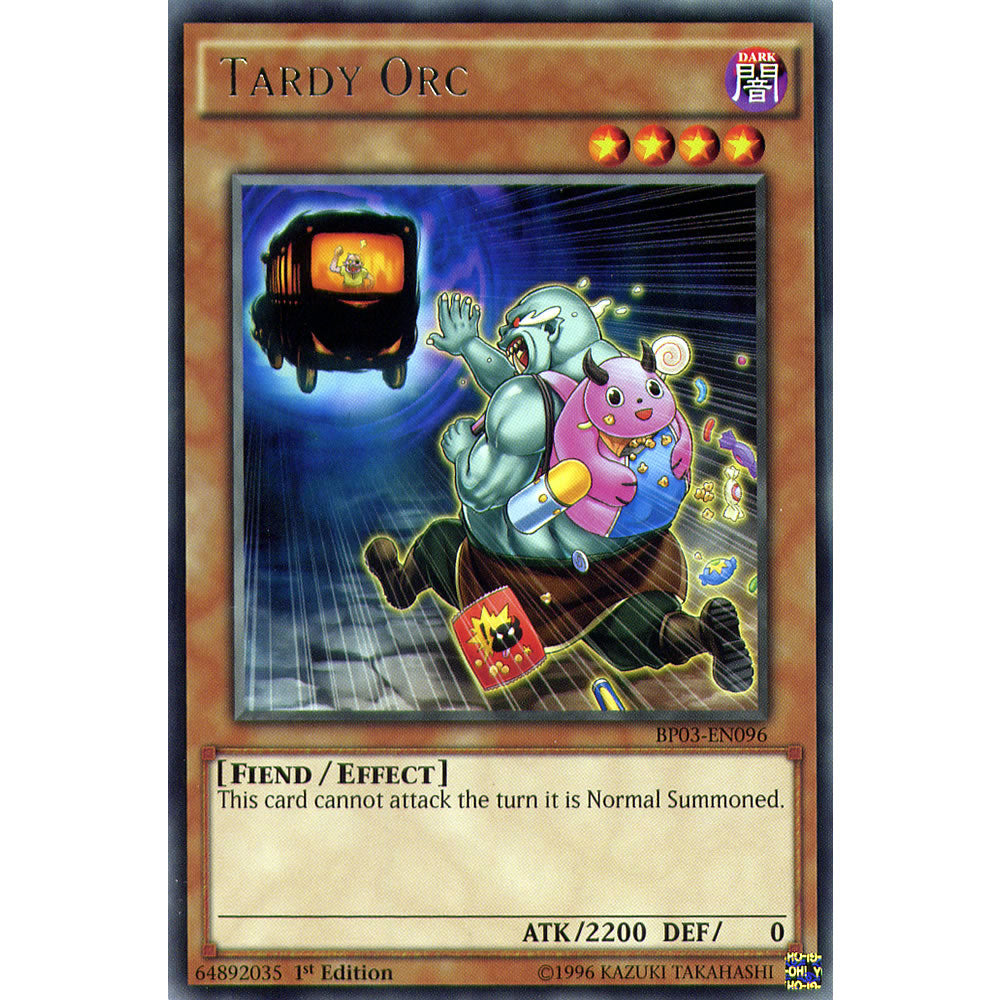 Tardy Orc BP03-EN096 Yu-Gi-Oh! Card from the Battle Pack 3: Monster League Set