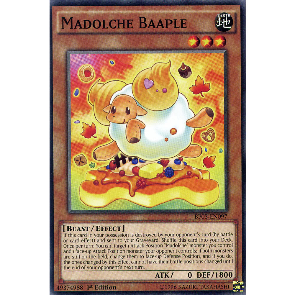 Madolche Baaple BP03-EN097 Yu-Gi-Oh! Card from the Battle Pack 3: Monster League Set