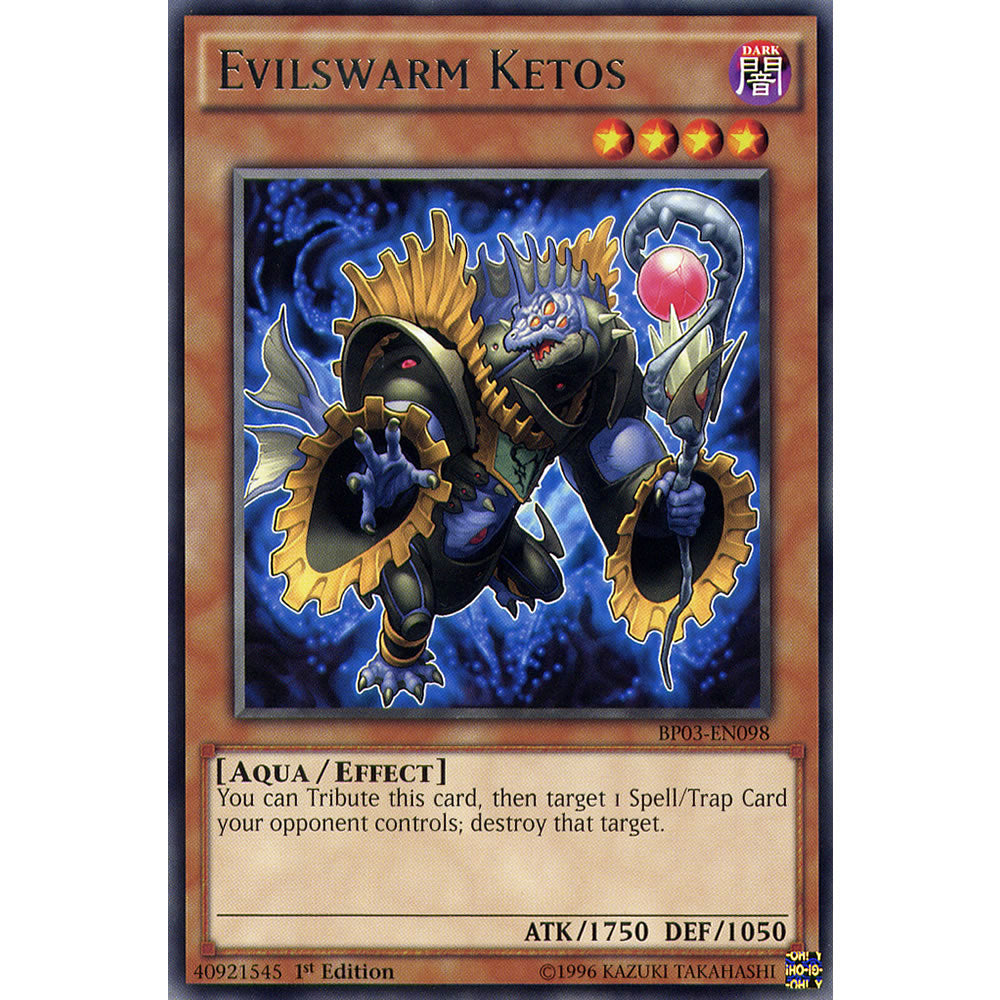 Evilswarm Ketos BP03-EN098 Yu-Gi-Oh! Card from the Battle Pack 3: Monster League Set