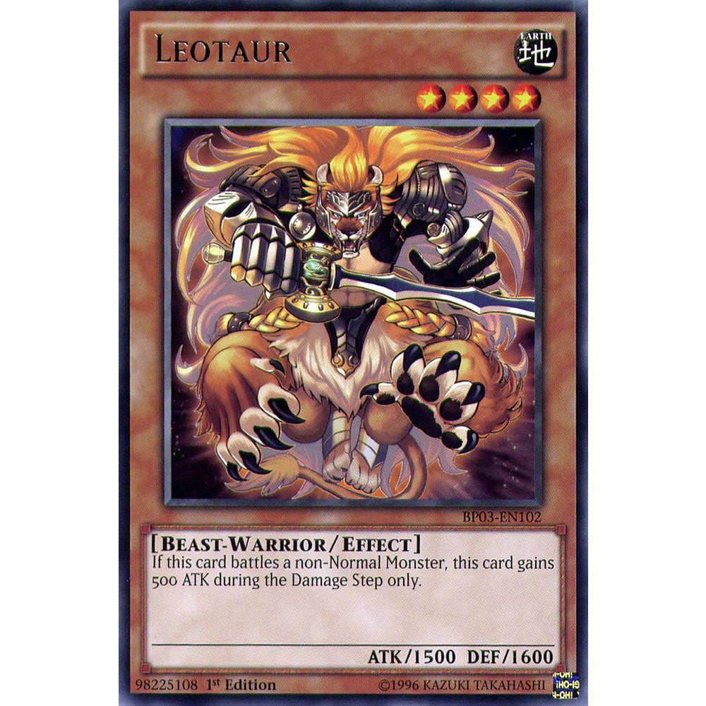 Leotaur BP03-EN102 Yu-Gi-Oh! Card from the Battle Pack 3: Monster League Set