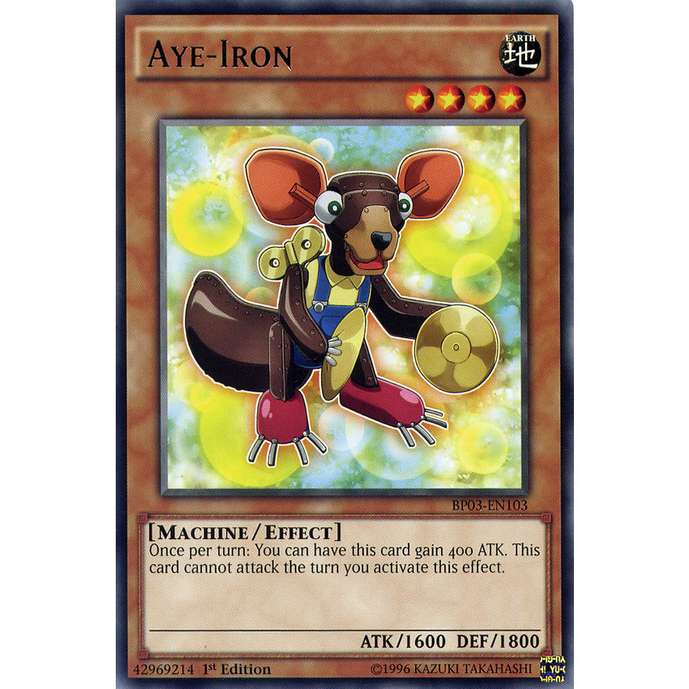 Aye-Iron BP03-EN103 Yu-Gi-Oh! Card from the Battle Pack 3: Monster League Set