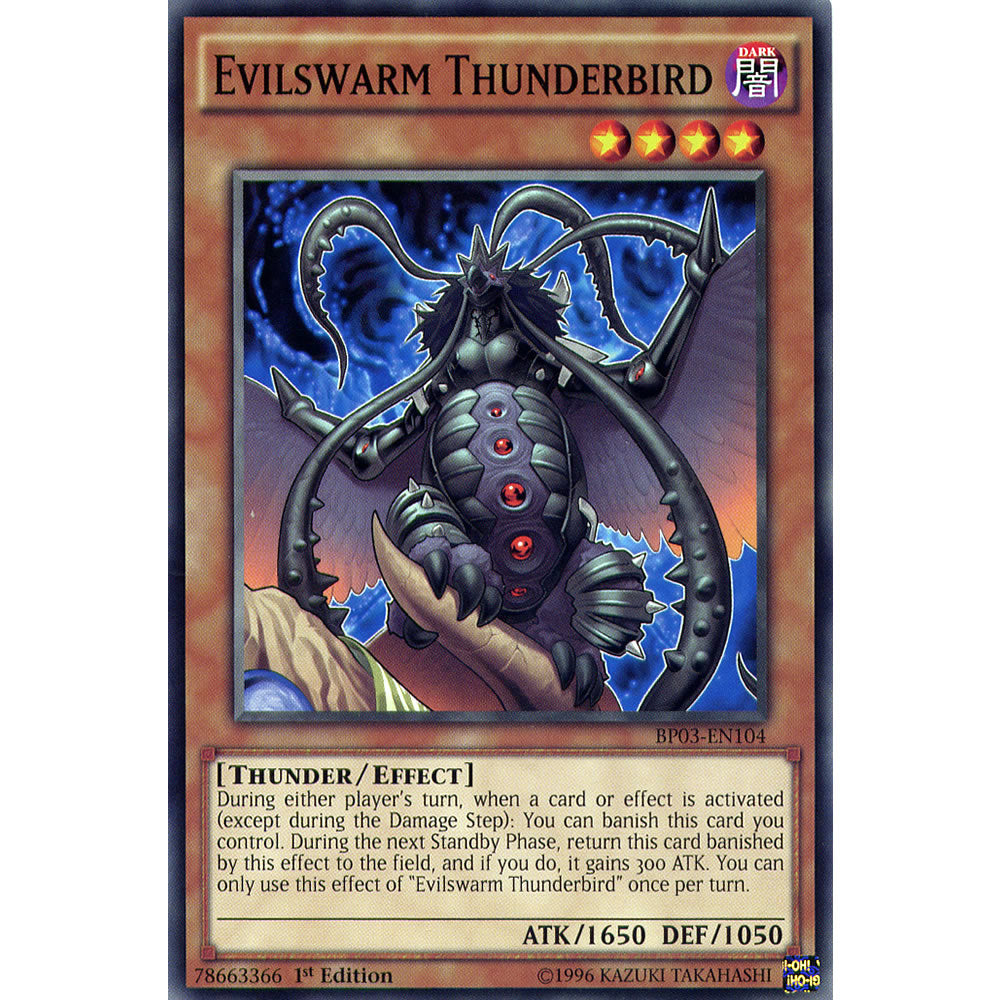 Evilswarm Thunderbird BP03-EN104 Yu-Gi-Oh! Card from the Battle Pack 3: Monster League Set