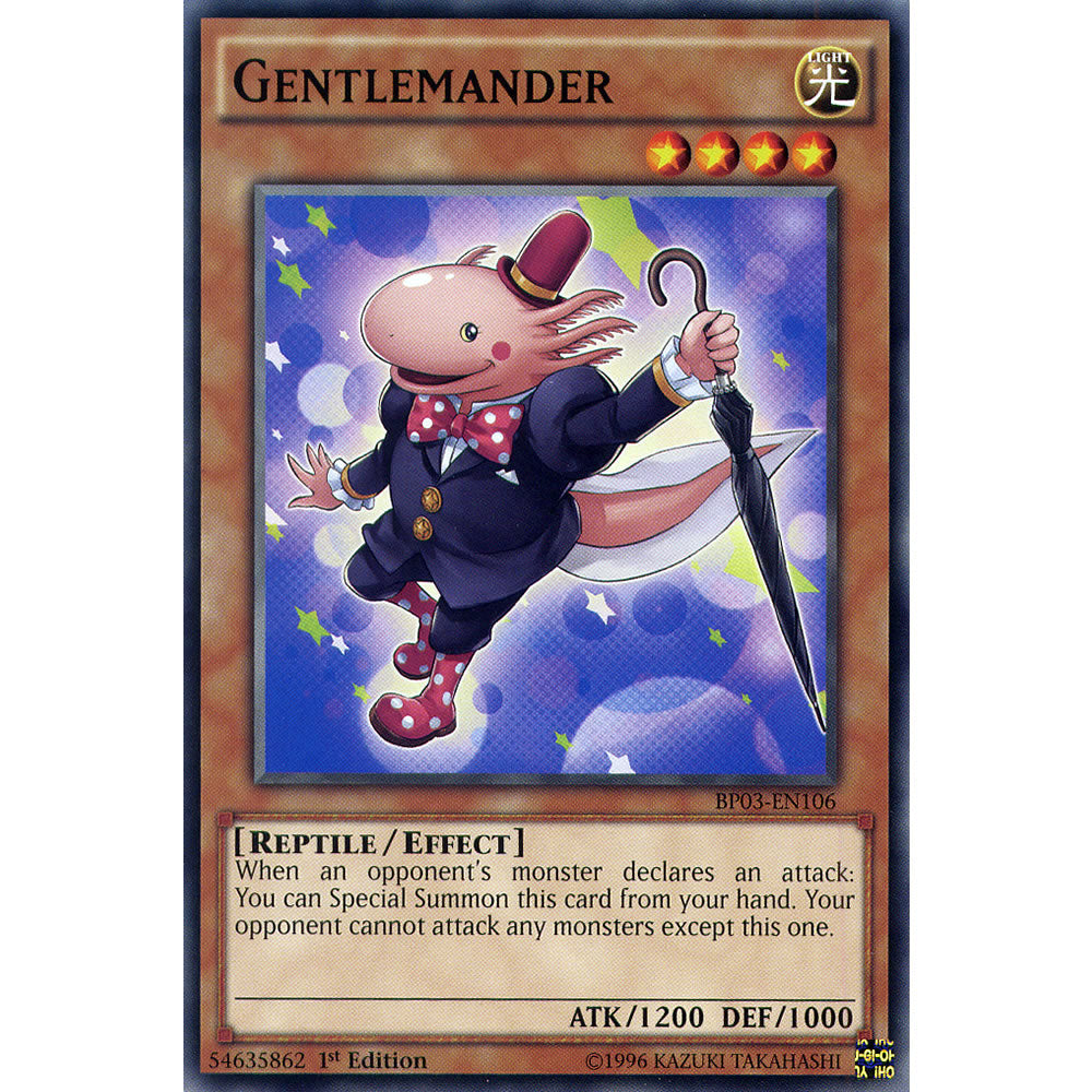 Gentlemander BP03-EN106 Yu-Gi-Oh! Card from the Battle Pack 3: Monster League Set