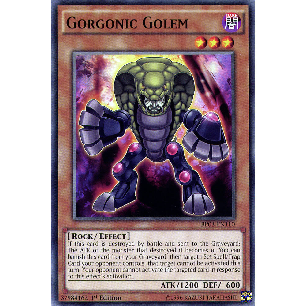 Gorgonic Golem BP03-EN110 Yu-Gi-Oh! Card from the Battle Pack 3: Monster League Set