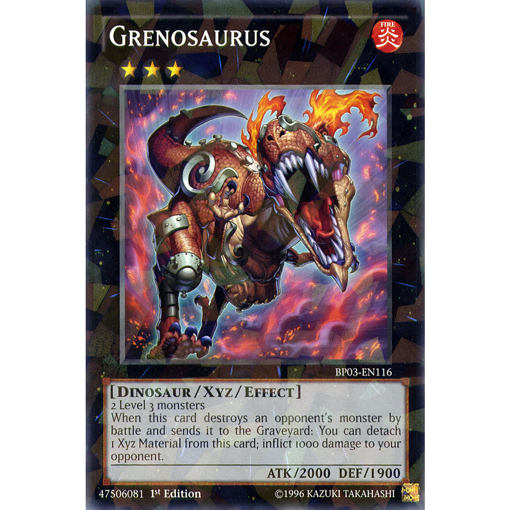 Grenosaurus BP03-EN116 Yu-Gi-Oh! Card from the Battle Pack 3: Monster League Set