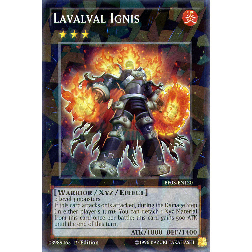 Lavalval Ignis BP03-EN120 Yu-Gi-Oh! Card from the Battle Pack 3: Monster League Set