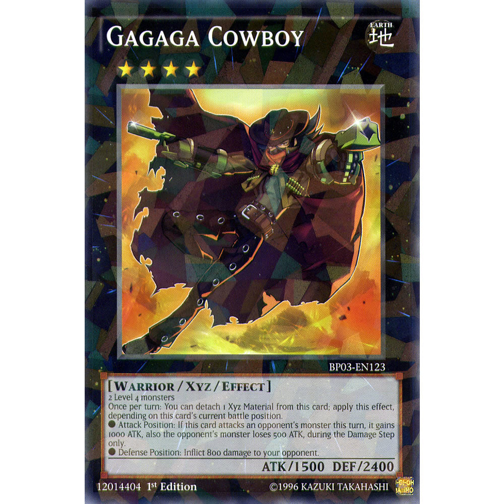 Gagaga Cowboy BP03-EN123 Yu-Gi-Oh! Card from the Battle Pack 3: Monster League Set