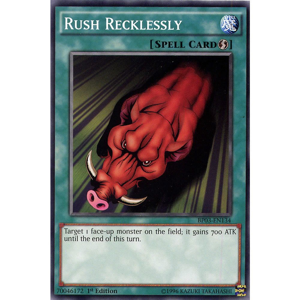 Rush Recklessly BP03-EN134 Yu-Gi-Oh! Card from the Battle Pack 3: Monster League Set