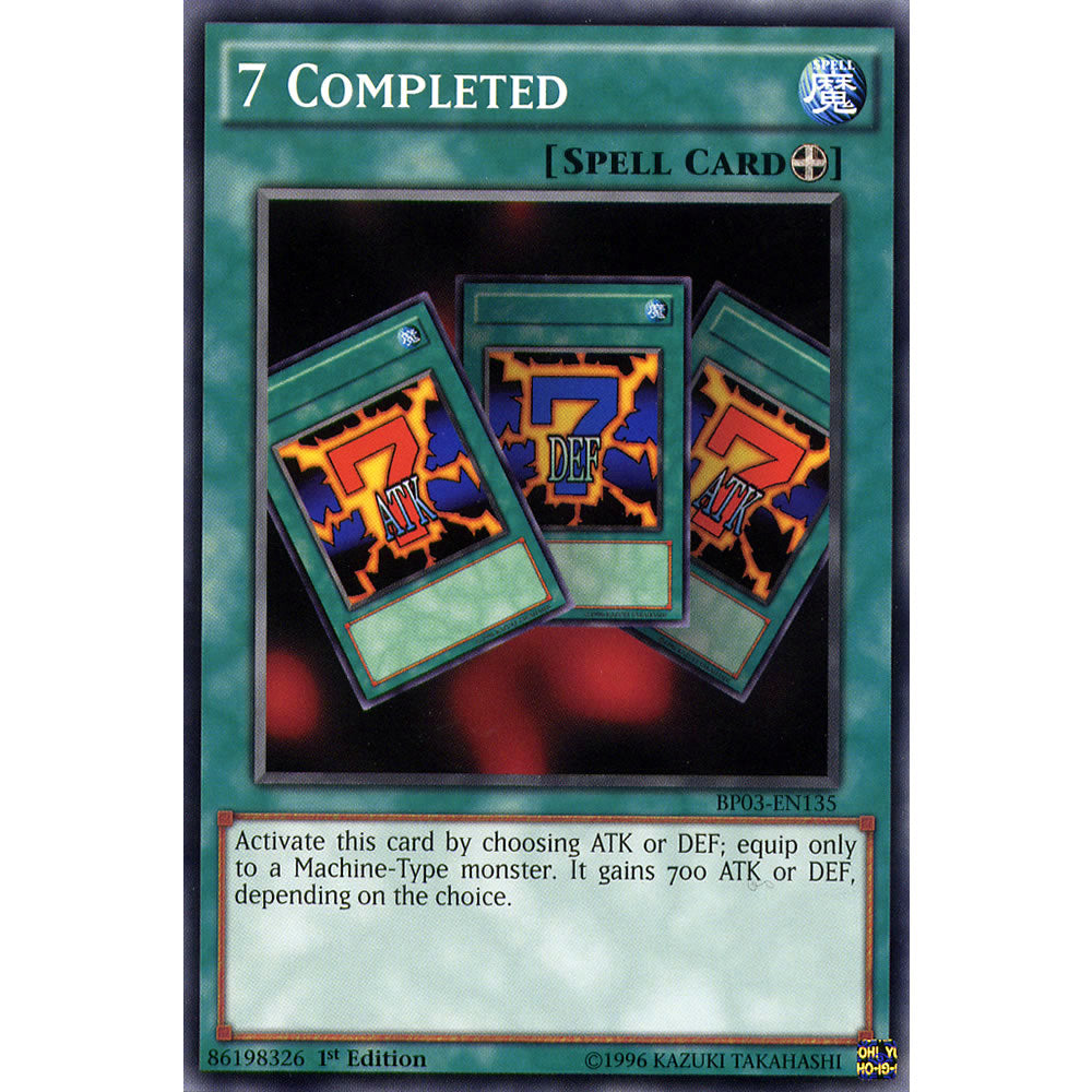 7 Completed BP03-EN135 Yu-Gi-Oh! Card from the Battle Pack 3: Monster League Set
