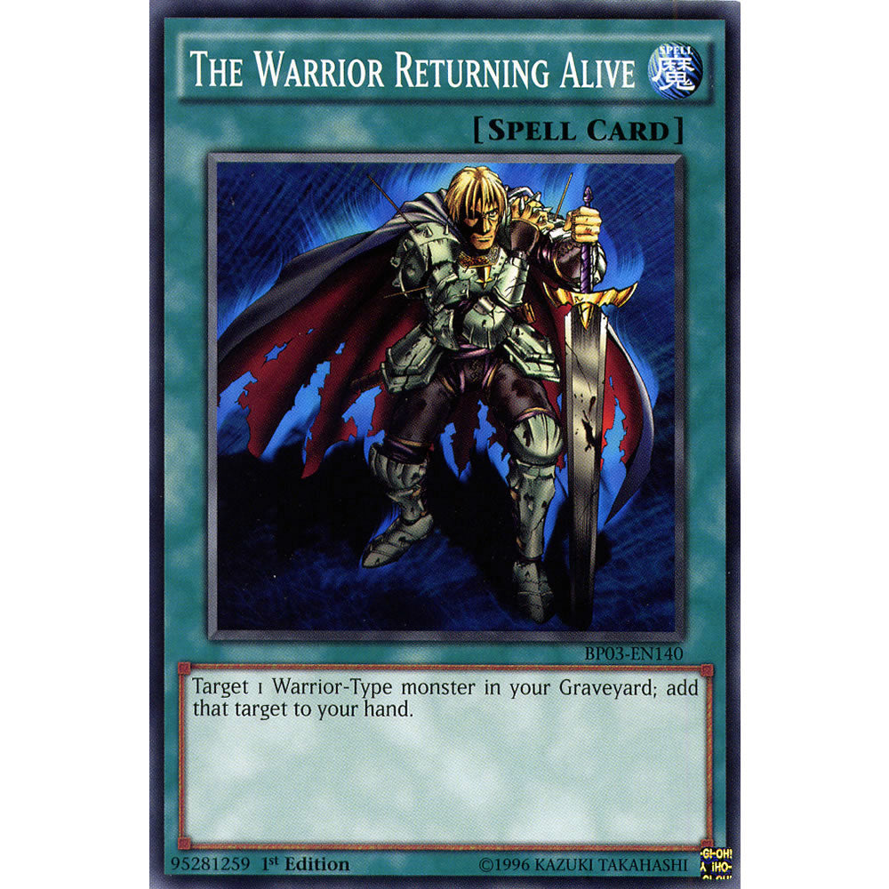 The Warrior Returning Alive BP03-EN140 Yu-Gi-Oh! Card from the Battle Pack 3: Monster League Set