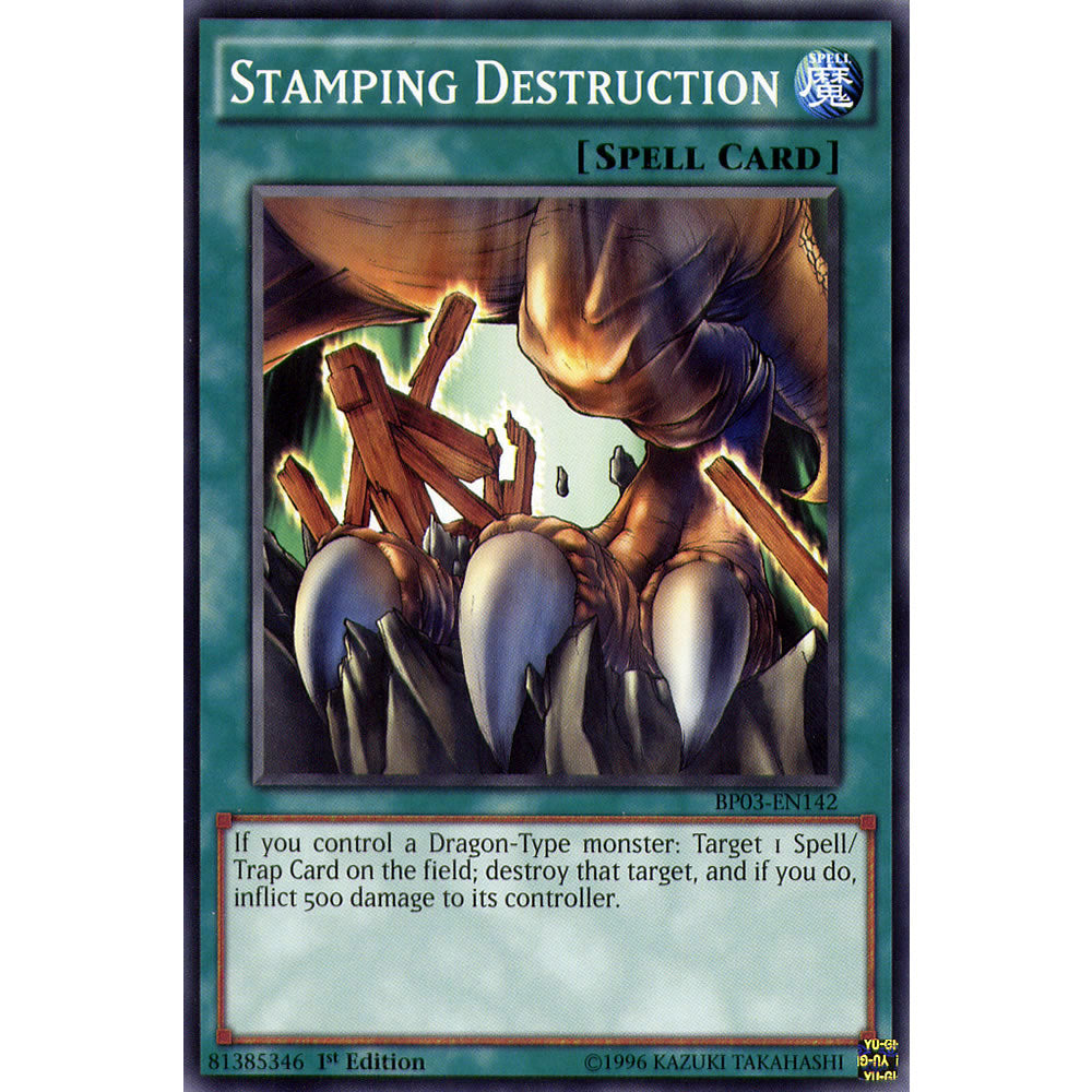 Stamping Destruction BP03-EN142 Yu-Gi-Oh! Card from the Battle Pack 3: Monster League Set
